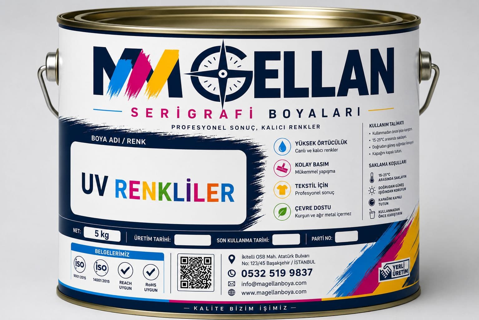 Magellan UV serigrafi boya ürün görseli
